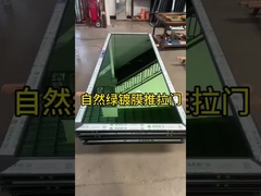 verre réfléchissant vert foncé