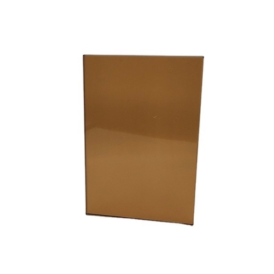 10 mm Bleue Bronze Clear Float Glass Reflective teintée feuille laminée trempée