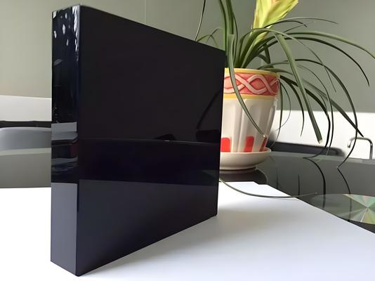 Verre noir fumé pour portes de douche et cloisons – Taille personnalisée